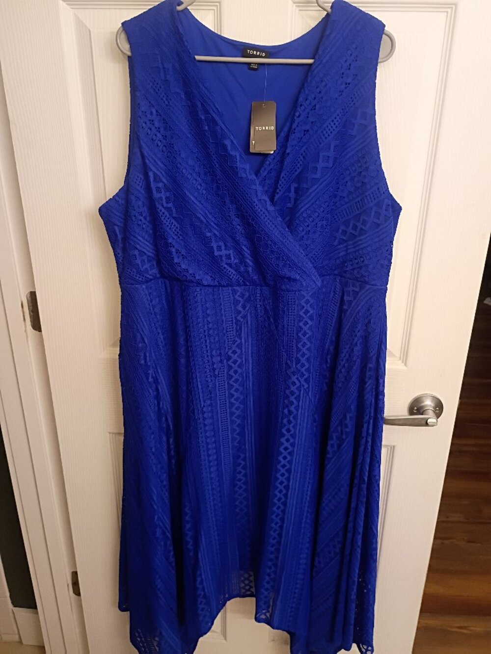 NWT Torrid Blue Lace dress size 3